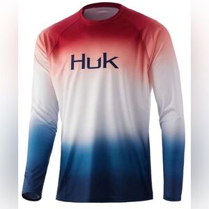 Men’s Huk Performance Fishing Shirt Size Medium NWT